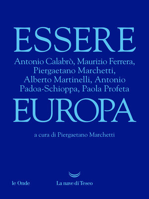 cover image of Essere Europa